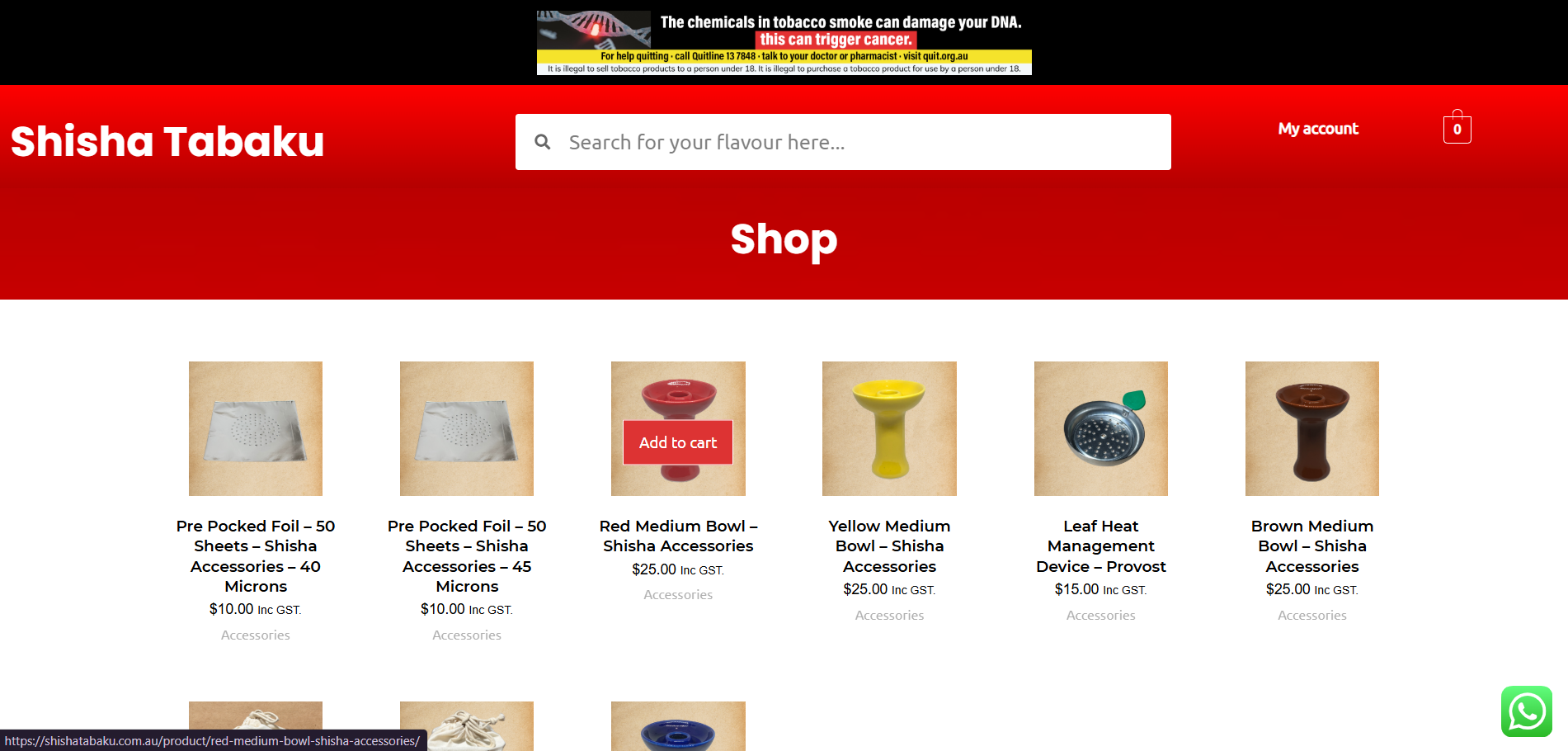 tobaco WordPress preview